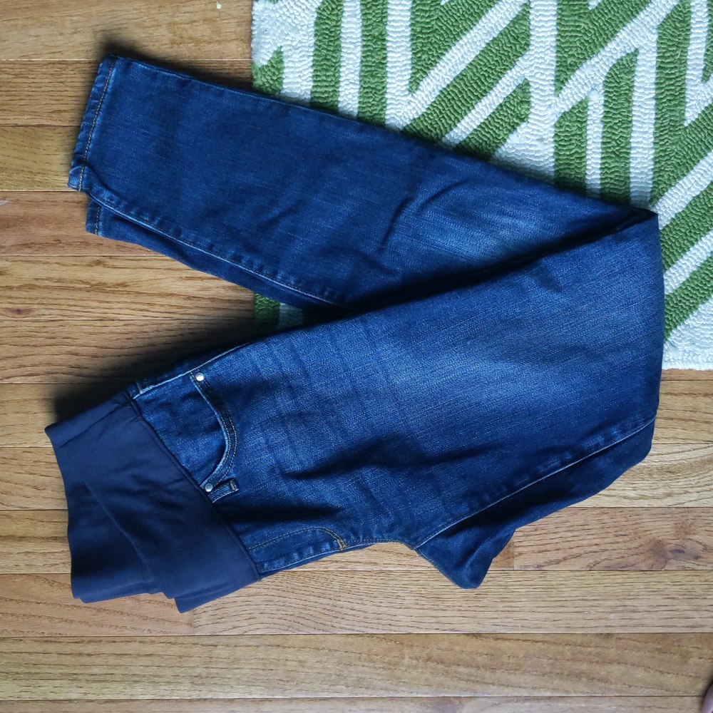 GAP | 28 LONG true skinny maternity jeans